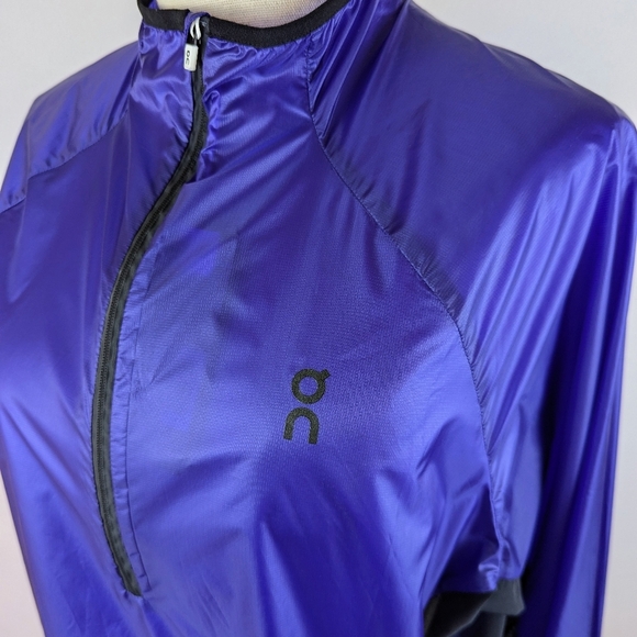 On Running Zero Jacket Long Sleeve Ultralight 1/4 Zip Packable Twilight L NWT - Picture 12 of 16
